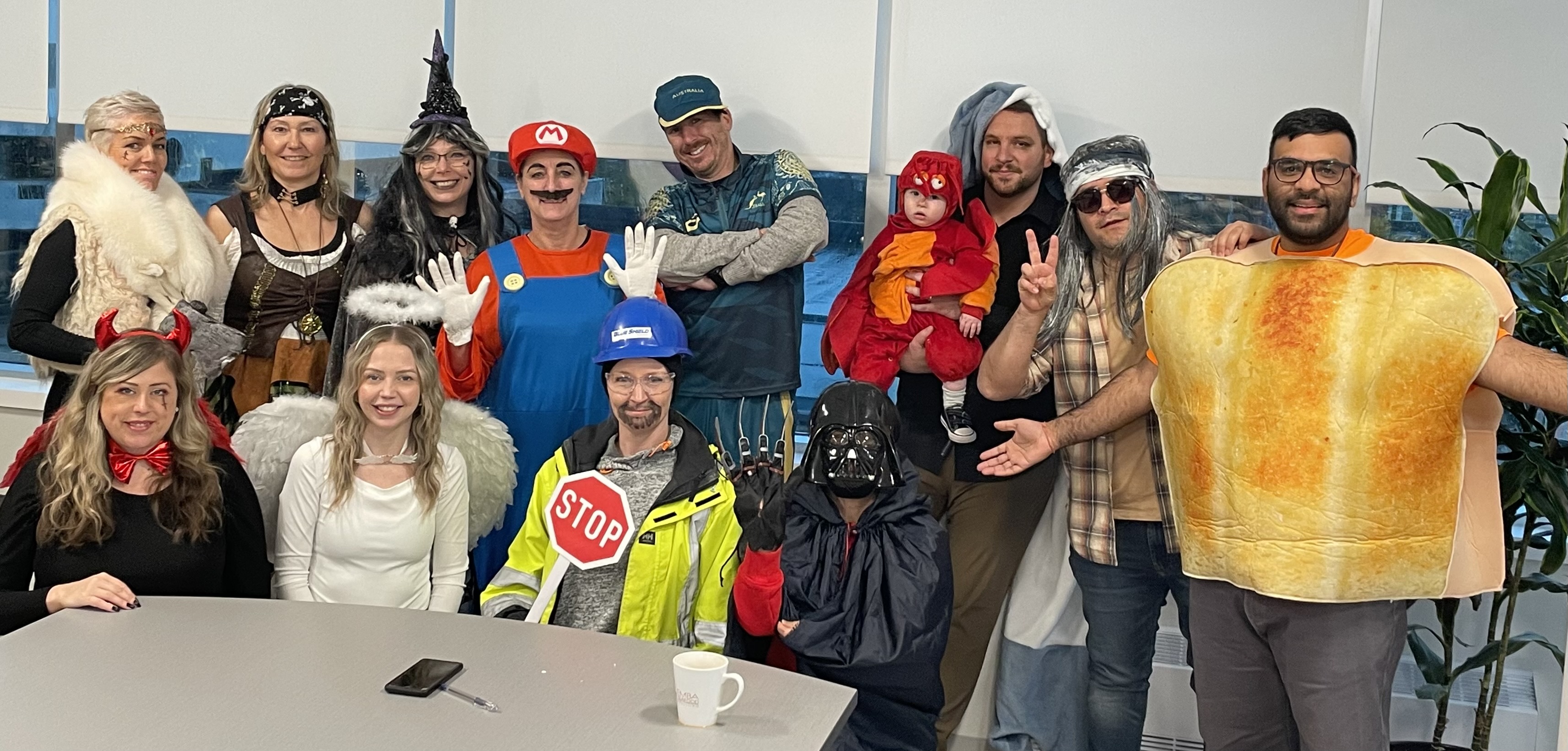 Halloween party at the office