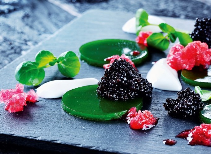 Roe with frozen citrus fruits and sweetened skyr - Royal Greenland A/S