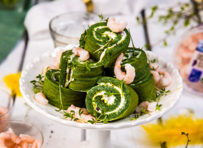 Grønne omelet snurrer med Disko Bay Kutter-Rejer